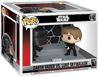 Galactic Showdown: Funko Pop!‍ Moments from Star Wars‌ 40th Anniversary - Darth Vader vs. Luke Skywalker & Mandalorian Guard